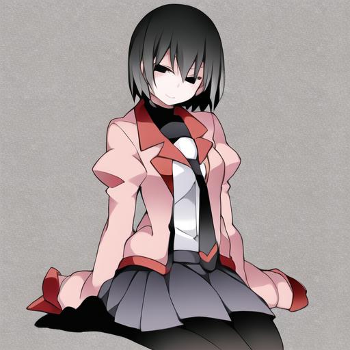 29766-2607519850-, oshino ougi, monogatari (series), hammer (sunset beach), 1girl, arms at sides, black eyes, black hair, black necktie, black pa.png